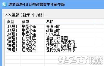 造梦西游4艾艾修改器