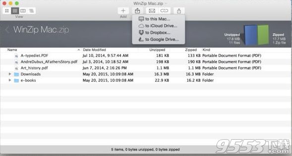 WinZip for Mac 