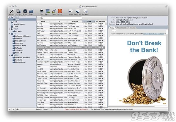 Mail Archiver X Mac版 