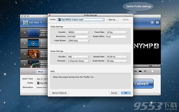 AnyMP4 MOD Converter Mac版