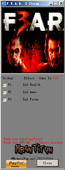 极度恐慌3全版本修改器+3 MrAntiFun版