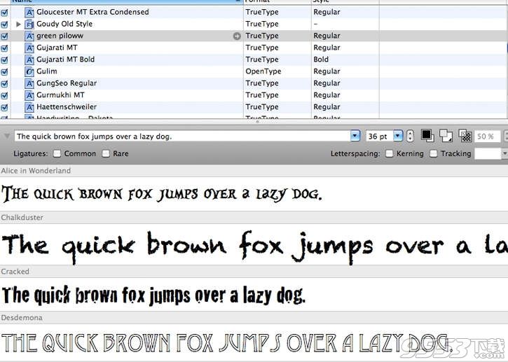 FontExplorer X Pro for Mac 
