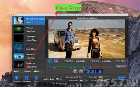 Video Edit Lossless Lite for Mac 