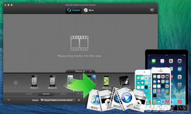 iSkysoft iMedia Converter Deluxe for Mac 