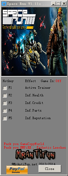 太空快运修改器+4  MrAntiFun版