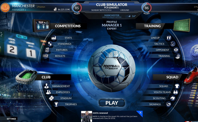 足球俱乐部模拟中文版_足球俱乐部模拟单机游戏下载图4