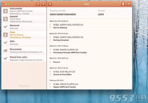 Parcel for Mac(快递追踪软件) 