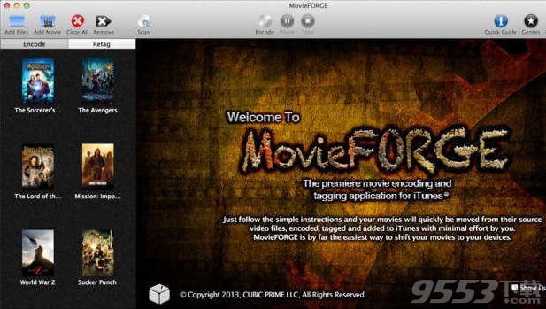 MovieFORGE for Mac 
