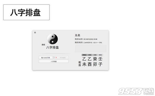 八字排盘mac版 