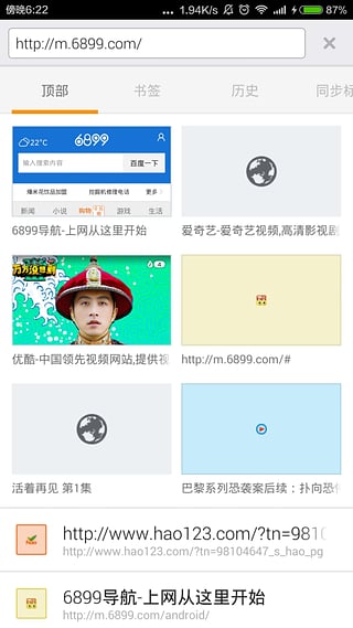 6899浏览器安卓版截图3