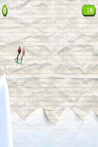 火柴人竞速滑雪iPhone版截图1