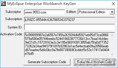 MyEclipse 9.0/9.1/9.x 注册机