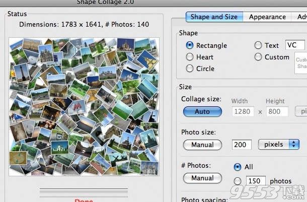 Shape Collage for Mac图片拼贴 