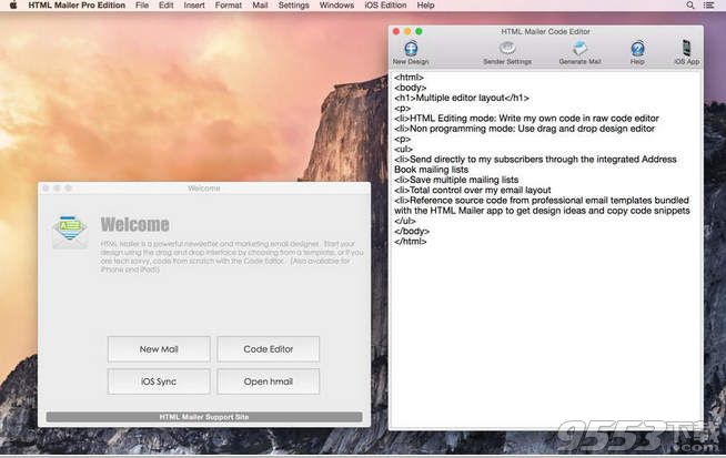 HTML Mailer for Mac邮件处理 