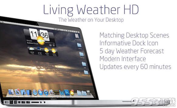 實時天氣預報Living Weather HD Mac版