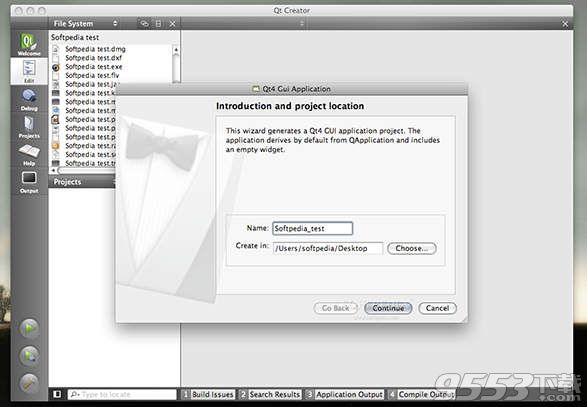 Qt Creator Mac版 