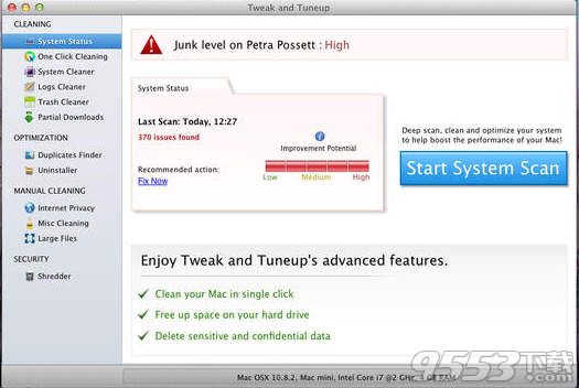 Tweak and Tuneup for Mac(系统优化软件)
