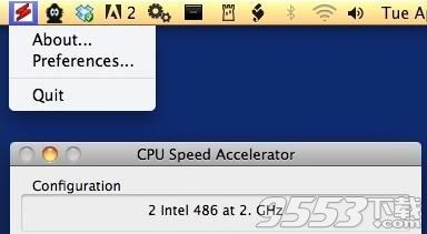 CPU Speed Accelerator for Mac(cpu频率调节软件)