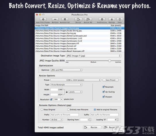 PhotoResize Pro for Mac 