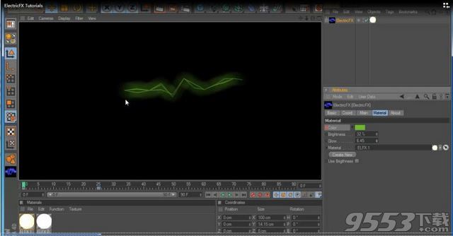 C4D电力拉丝特效插件