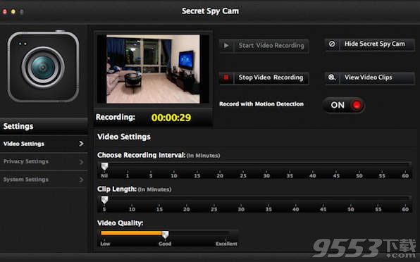 Spy Cam for mac(视频监控软件)