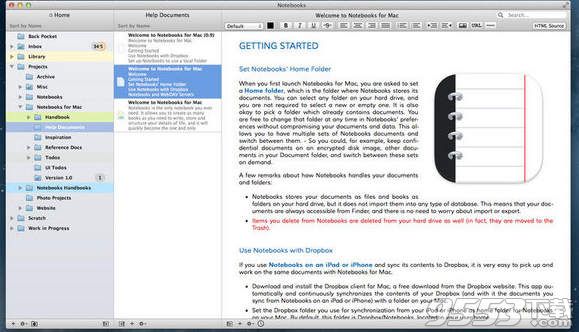 Notebooks Mac版(文档编辑软件)