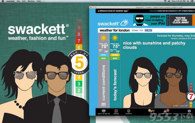 Swackett for Mac(卡通天氣預(yù)報(bào))