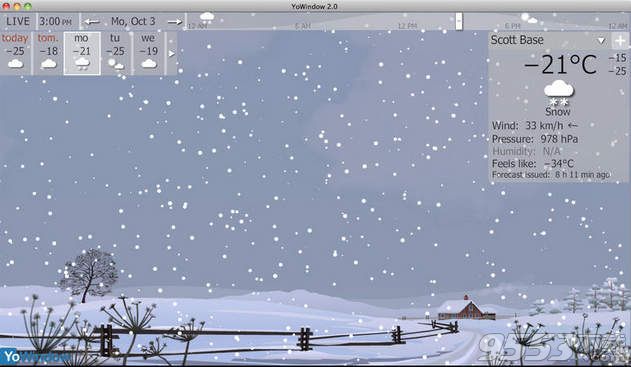 YoWindow Weather for Mac天气之窗