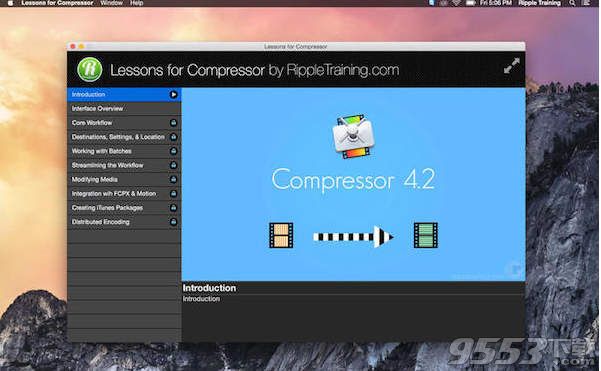 Lessons for Compressor for mac学习软件