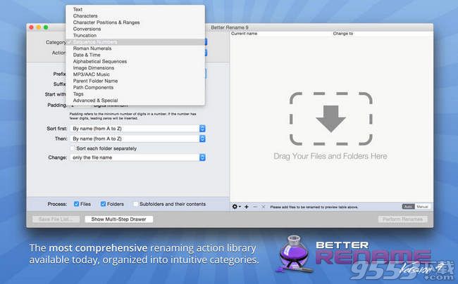 批量修改文件名Better Rename mac版
