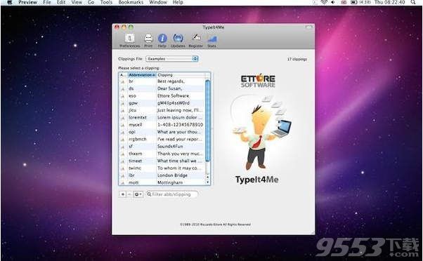 TypeIt4Me for mac(快捷输入文本工具)