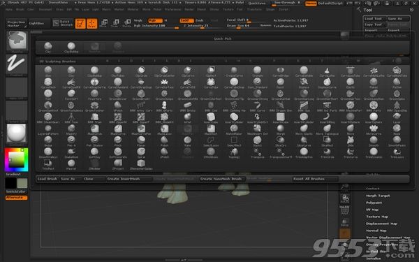 ZBrush 4R7 3D雕刻绘图软件 Mac版