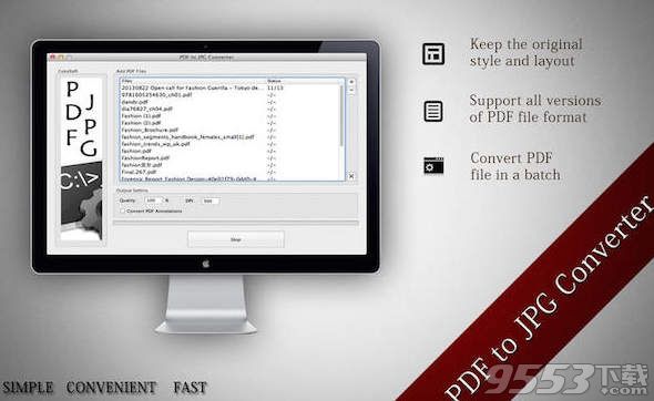 PDF转JPG转换器Mac版
