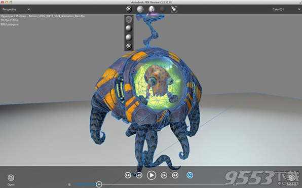 FBX Review Mac版(3d動畫制作軟件)