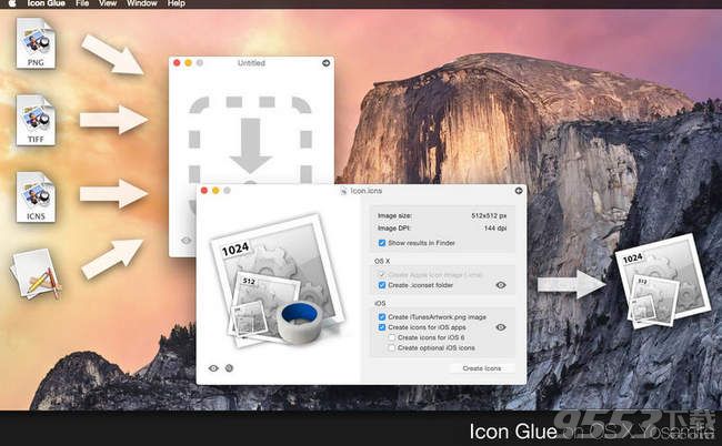 图标制作软件Icon Glue for Mac 