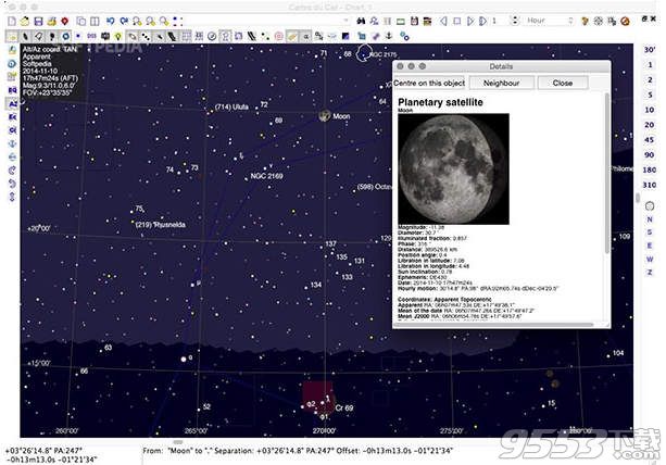 SkyChart Mac版(星空地图软件)