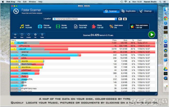 磁盘清理工具Disk Xray for Mac 