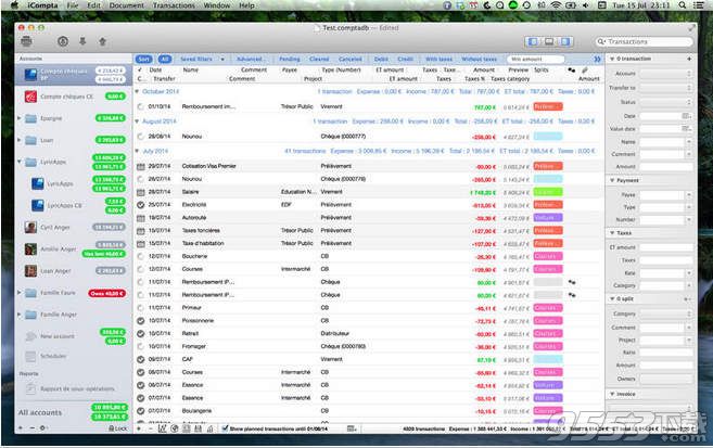 财务管理软件iCompta Mac版 