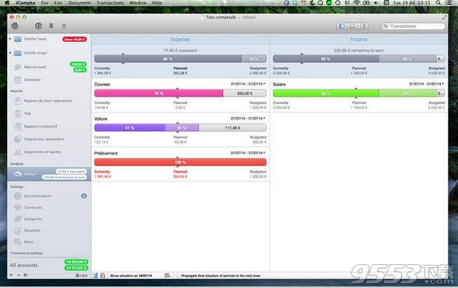 财务管理软件iCompta Mac版 