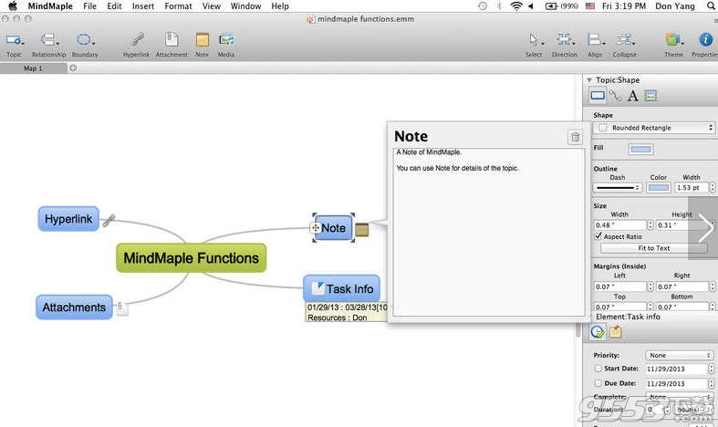 思维导图软件MindMaple for Mac 