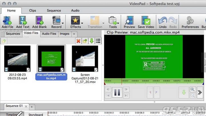 视频编辑软件VideoPad for Mac