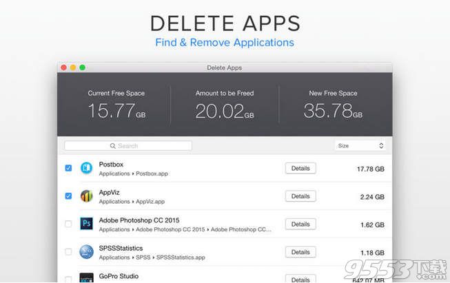 Delete Apps Mac版(軟件卸載工具) 