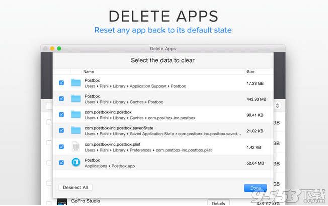 Delete Apps for mac(软件卸载工具)|Delete Ap