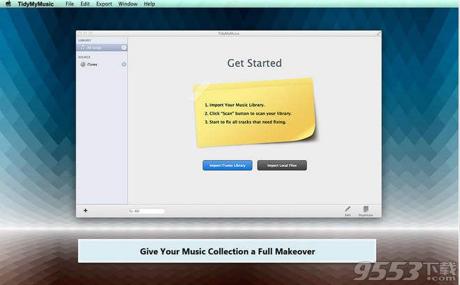 音乐管理工具TidyMyMusic for Mac