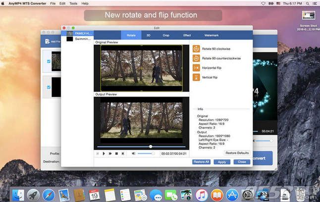 AnyMP4 MTS Converter Mac(mts格式转换软件)
