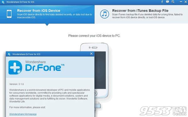 Wondershare dr.fone for ios Mac版(数据恢复软件)