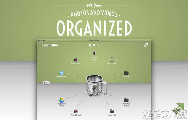 照片与视频管理Silent Sifter Mac版