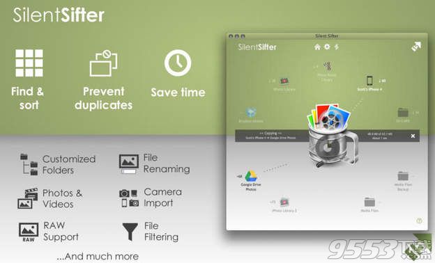 照片与视频管理Silent Sifter Mac版