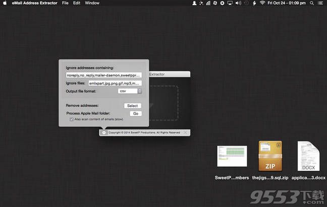 eMail Address Extractor for Mac提取邮箱地址