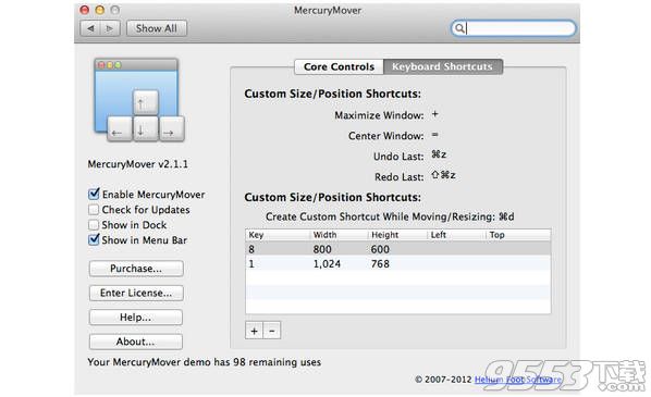 MercuryMover for mac(窗口管理软件)